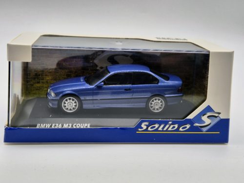 BMW E36 M3 coupe (1999) - kék -  Solido - 1:43