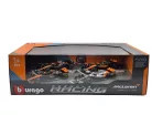McLaren F1 szett - #4 Lando Norris - 2023 British GP - 2023 Singapore GP - 2023 Monaco GP - 2022 Abu Dhabi -  Bburago - 1:43