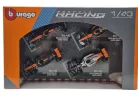 McLaren F1 szett - #4 Lando Norris - 2023 British GP - 2023 Singapore GP - 2023 Monaco GP - 2022 Abu Dhabi -  Bburago - 1:43