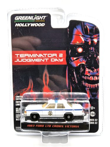 Ford LTD Crown Victoria Police - Terminator 2 -  Greenlight - 1:64