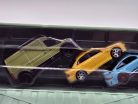 Hot Wheels Premium - Car Culture - Fahrer auf der Autobahn 5 darabos szett konténerben - Mercedes Benz C63 coupe - 1994 AMG Mercedes C-class DTM D2 #7 - Porsche 911 GT3 RS - Audi S4 Quatro - Mercedes Benz Sprinter -  Hot Wheels - 1:64