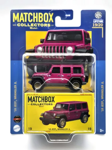 Matchbox Collectors - 2018 Jeep Wrangler JL -  Matchbox - 1:64