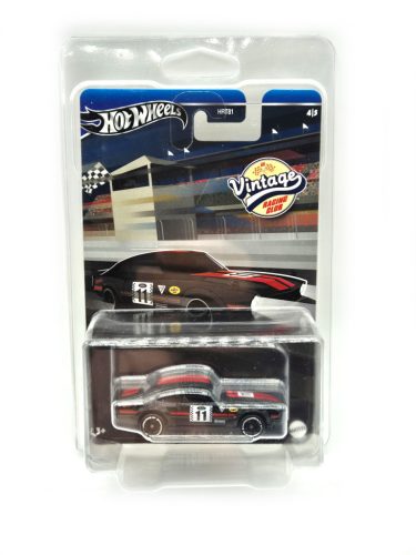 1:64 méretarányú Hot Wheels hosszú nagy kártyás hosszúkártyás bliszter kártya protektor - made in USA -  1:64