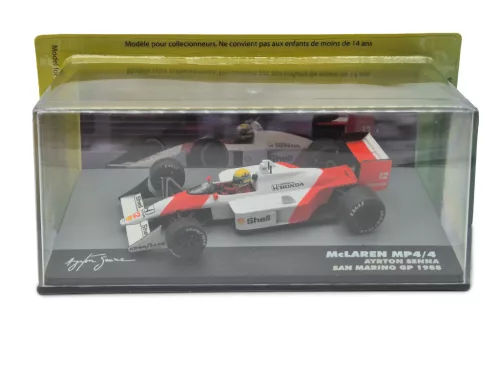 McLaren MP4/4 F1 #12 (1988) - San Marino GP - Ayrton Senna - PILÓTÁVAL -  Edicola - 1:43