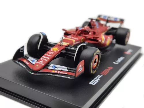 Ferrari SF-24 Team Scuderia F1 #16 (2024) - Imola - Charles Leclerc - PILÓTÁVAL -  Bburago - 1:43