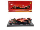 Ferrari SF-24 Team Scuderia F1 #55 (2024) - Imola - Carlos Sainz - PILÓTÁVAL -  Bburago - 1:43