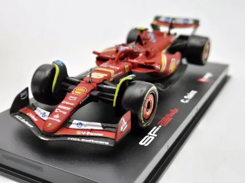 Ferrari SF-24 Team Scuderia F1 #55 (2024) - Imola - Carlos Sainz - PILÓTÁVAL -  Bburago - 1:43