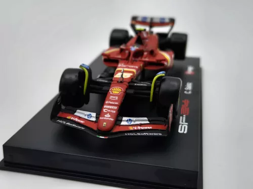 Ferrari SF-24 Team Scuderia F1 #55 (2024) - Imola - Carlos Sainz - PILÓTÁVAL -  Bburago - 1:43