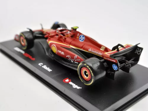 Ferrari SF-24 Team Scuderia F1 #55 (2024) - Imola - Carlos Sainz - PILÓTÁVAL -  Bburago - 1:43