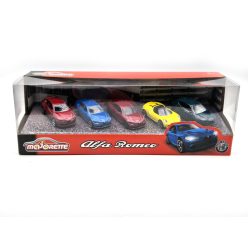   Alfa Romeo szett (5db) - 4C Spider - Giulia Quadrifoglio - Tonale -  Majorette - 1:64