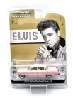 Cadillac Fleetwood Series 60 (1955) - Elvis Presley - rózsaszín/fehér -  Greenlight - 1:64