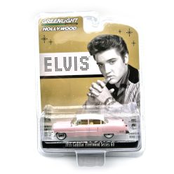   Cadillac Fleetwood Series 60 (1955) - Elvis Presley - rózsaszín/fehér -  Greenlight - 1:64