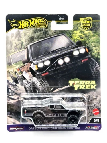 Hot Wheels Premium - Car Culture Terra Trek - Datsun King Cab Baja Custom - CHASE CAR -  Hot Wheels - 1:64