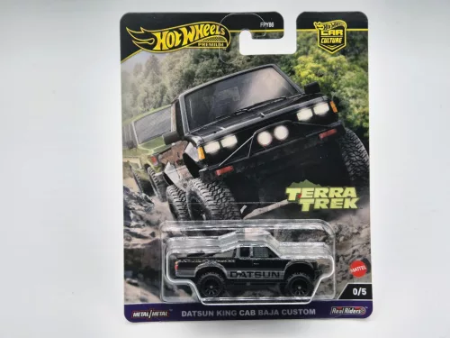 Hot Wheels Premium - Car Culture Terra Trek - Datsun King Cab Baja Custom - CHASE CAR -  Hot Wheels - 1:64
