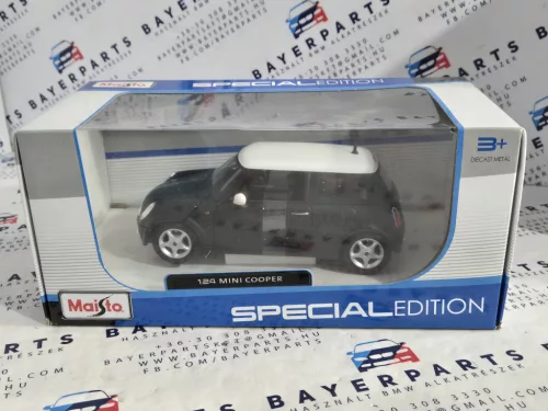 Mini Cooper (2006) - fekete -  Maisto - 1:24