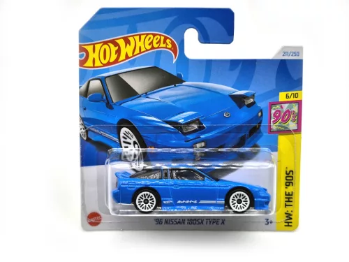 Hot Wheels '96 Nissan 180SX Type X - HW: The '90s 6/10 - 211/250 -  Hot Wheels - 1:64