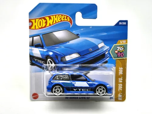 Hot Wheels Honda Civic - HW: '70s vs. '90 - 1/10 - 28/250 -  Hot Wheels - 1:64