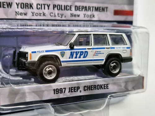Jeep Cherokee (1997) - New York City Police rendőrség -  Greenlight - 1:64