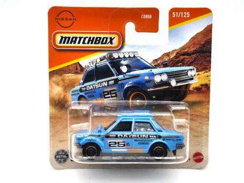 Datsun 510 Rally (1970) - 51/125 - bliszteres  -  Matchbox - 1:64