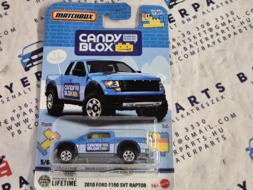 Matchbox Candy - 2010 Ford F150 SVT Raptor - 5/6 - hosszú kártyás -  Matchbox - 1:64