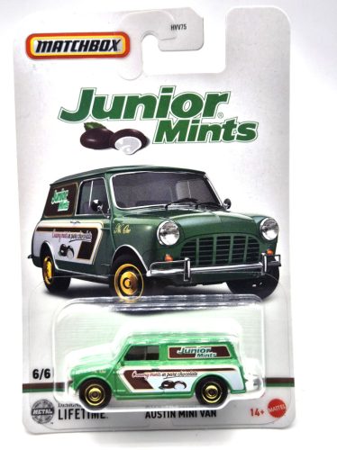 Matchbox Candy - Austin Mini Van - 6/6 - hosszú kártyás -  Matchbox - 1:64