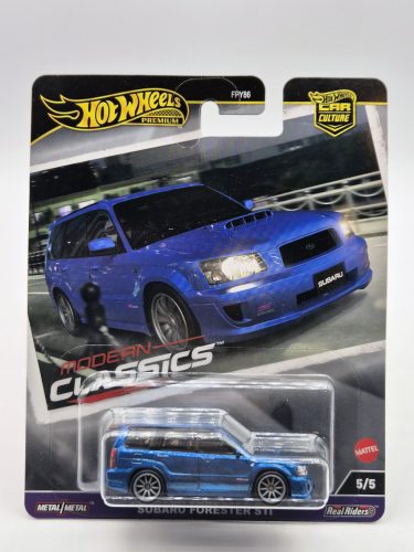 Hot Wheels Premium - Car Culture - Modern Classics - Subaru Forester STi -  Hot Wheels - 1:64 - kis hibával
