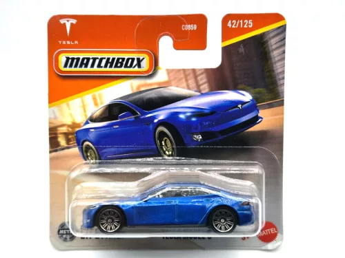 Tesla Model S - 42/125 - bliszteres -  Matchbox - 1:64
