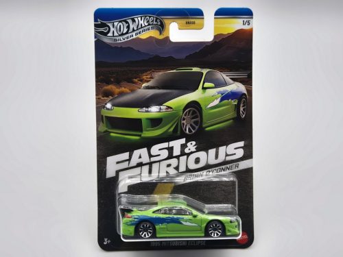 Hot Wheels Fast and Furious - Halálos iramban 1/5 - 1995 Mitsubishi Eclipse - Brian -  Hot Wheels - 1:64