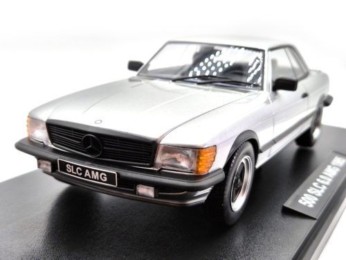 Mercedes S-Class 500SLC 6.0 AMG C107 (1985) - ezüst -  KK Scale - 1:18