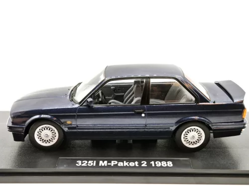 BMW E30 325i M paket 2 (1987)  - kék -  KK Scale - 1:18