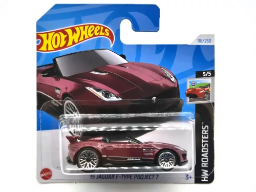 Hot Wheels Jaguar F-Type Project 7 (2015) - HW Roadsters  5/5 - 116/250 -  Hot Wheels - 1:64
