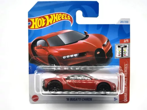 Hot Wheels Bugatti Chiron (2016) - Quarter Mile Heroes  2/5 - 201/250 -  Hot Wheels - 1:64