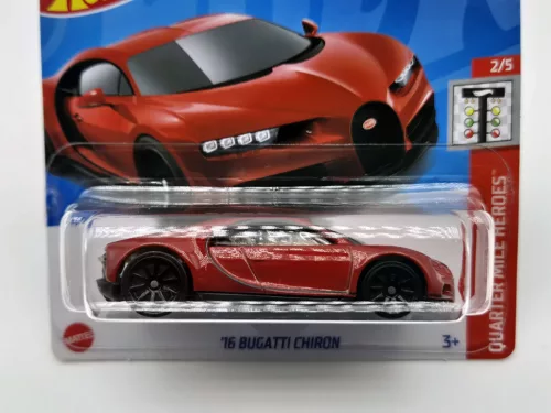 Hot Wheels Bugatti Chiron (2016) - Quarter Mile Heroes  2/5 - 201/250 -  Hot Wheels - 1:64