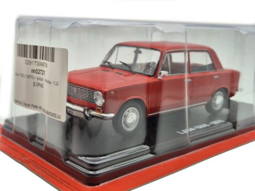 Lada 2101 1200 (1970) - piros -  Hachette - 1:24 - hibás