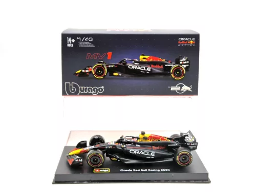 Red Bull RB20 F1 #1 (2024) - Max Verstappen - PILÓTÁVAL -  Bburago - 1:43