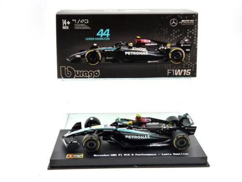 Mercedes GP W15 EQ Performance F1 #44 (2024) - Lewis Hamilton - PILÓTÁVAL -  Bburago - 1:43