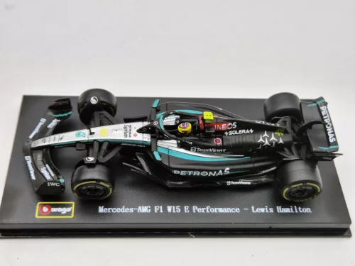 Mercedes GP W15 EQ Performance F1 #44 (2024) - Lewis Hamilton - PILÓTÁVAL -  Bburago - 1:43