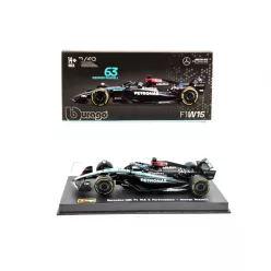   Mercedes GP W15 EQ Performance F1 #63 (2024) - George Russel - PILÓTÁVAL -  Bburago - 1:43