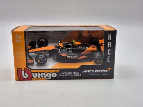 McLaren MCL38 F1 #4 (2024) - Lando Norris -  Bburago - 1:43