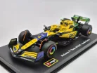McLaren MCL38 F1 #4 (2024) - Monaco GP (Senna 30th Anniversary) - Lando Norris - PILÓTÁVAL -  Bburago - 1:43