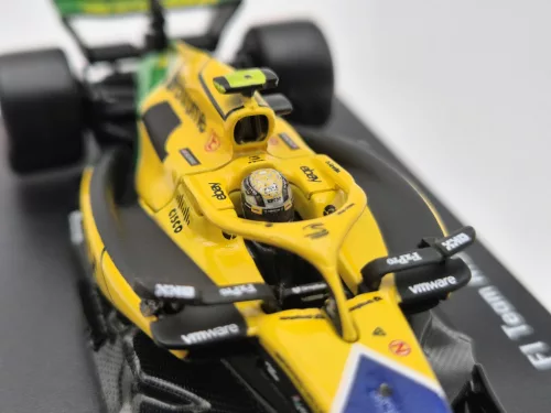 McLaren MCL38 F1 #4 (2024) - Monaco GP (Senna 30th Anniversary) - Lando Norris - PILÓTÁVAL -  Bburago - 1:43