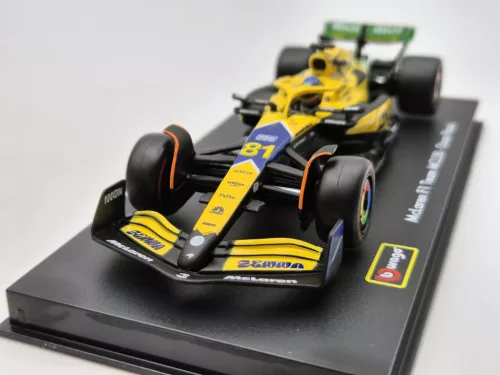 McLaren MCL38 F1 #81 (2024) - Monaco GP (Senna 30th Anniversary) - Oscar Piastri - PILÓTÁVAL -  Bburago - 1:43