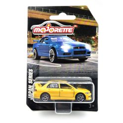 Mitsubishi Lancer Evolution EVO - sárga -  Majorette - 1:64
