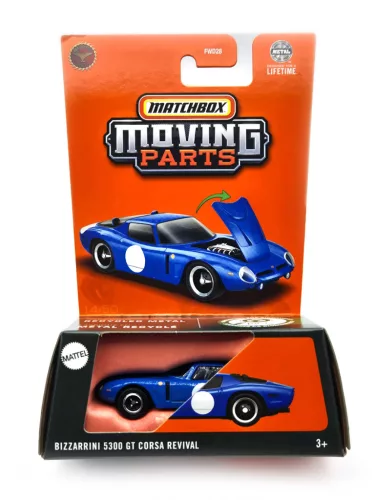 Matchbox Moving Parts - Bizzarrini 5300 GT Corsa Revival  -  Matchbox - 1:64