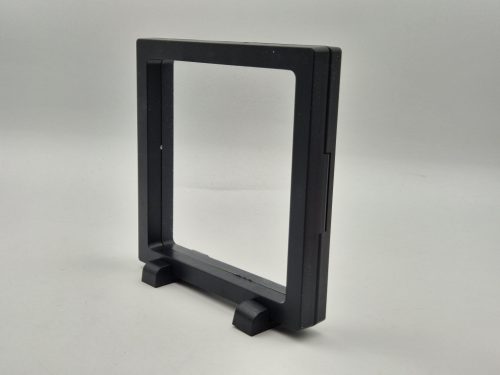 Lebegő vitrin keret / tároló - nagy - 14x14cm - 1:64 kisautókhoz