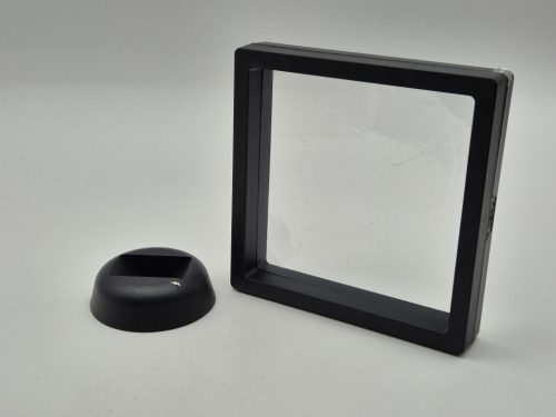 Lebegő vitrin keret / tároló - közepes - 11x11cm - 1:64 kisautókhoz