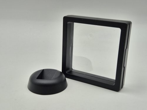 Lebegő vitrin keret / tároló - kicsi - 9x9cm - 1:64 kisautókhoz