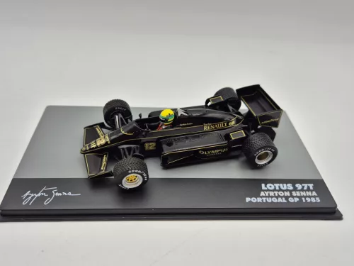 Lotus 97T F1 #12 (1985) - Portugal GP - Ayrton Senna - PILÓTÁVAL -  Edicola - 1:43
