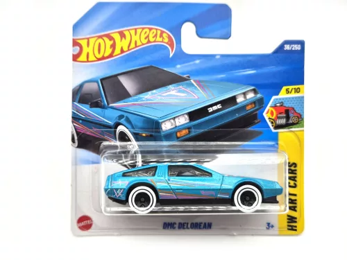 Hot Wheels DMC Delorean - HW Art Cars 5/10 - 36/250 -  Hot Wheels - 1:64