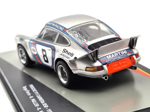 Porsche 911 Carrera 2.8 RSR - Team Martini Racing N8 Winner - 1973 Targa Florio - H. Müller - G. van Lennep - Edicola - 1:43